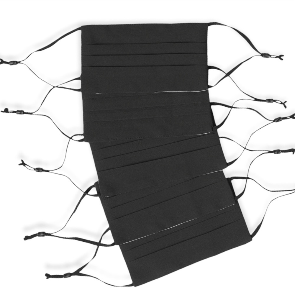 New with tags!! Black one size face mask pack of 5